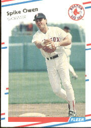 1988 Fleer Baseball Cards      359     Spike Owen